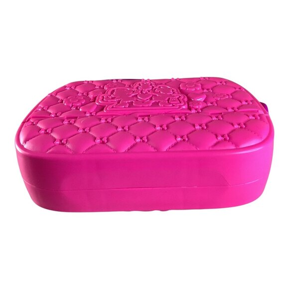 Minnie Mouse Hot Pink‎ Purse with Glitter Bow Plastic Disney Girls Pocketbook - Picture 10 of 14